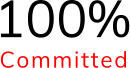 Committed 100%